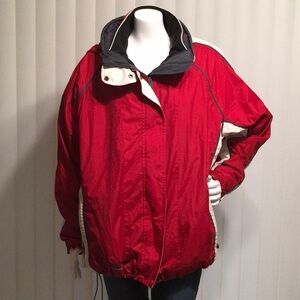 Women Columbia Red and White ( Ski/Snow ) jacket